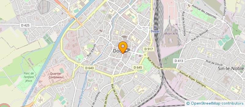 localisation de l'entreprise LE FRANCAIS à DOUAI