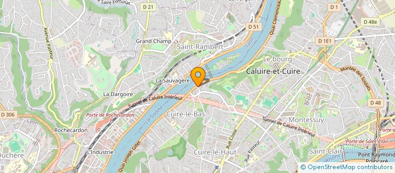 localisation de l'entreprise LE FRANCE à CALUIRE-ET-CUIRE