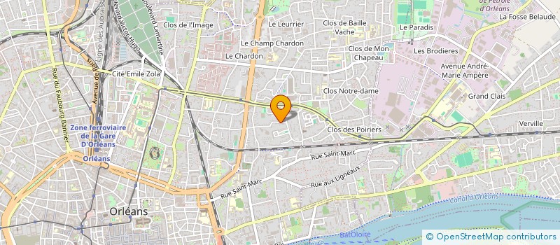 localisation de l'entreprise LE FRANCE à ORLEANS