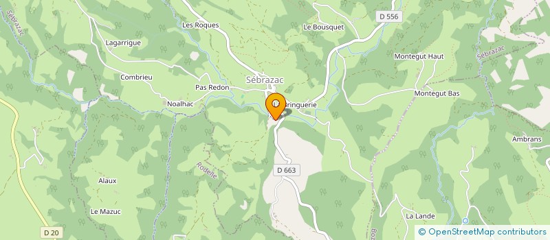 localisation de l'entreprise LE FRANCE  LE NAYRAC