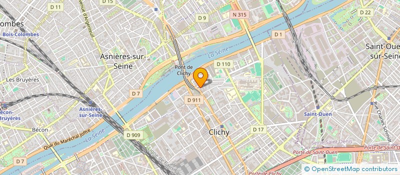 localisation de l'entreprise LE FRANCE A CLICHY à CLICHY