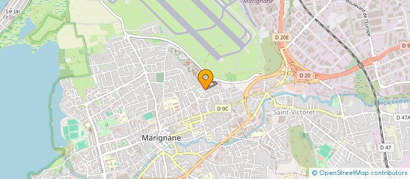 localisation de l'entreprise LE FRANCE BTP  MARIGNANE