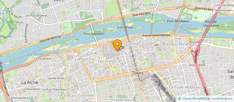 localisation de l'entreprise LE FRANCILLON  TOURS