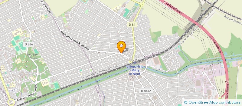 localisation de l'entreprise LE FRANKLIN  MITRY-MORY