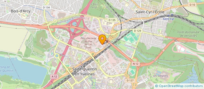 localisation de l'entreprise LE FRANKLIN  MONTIGNY LE BRETONNEUX