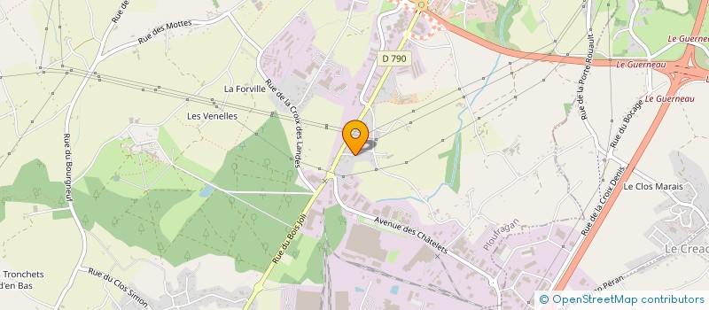 localisation de l'entreprise LE FRECHE  PLOUFRAGAN