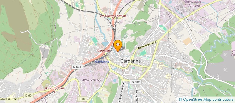 localisation de l'entreprise LE FREDY à GARDANNE
