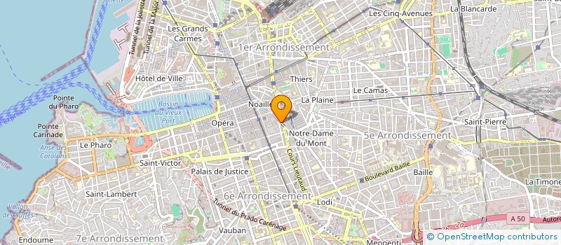 localisation de l'entreprise LE FREEWAY à MARSEILLE