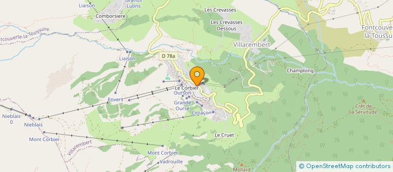 localisation de l'entreprise LE FREEZBY  VILLAREMBERT