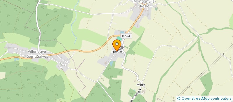 localisation de l'entreprise LE FREMIER  AUXERRE