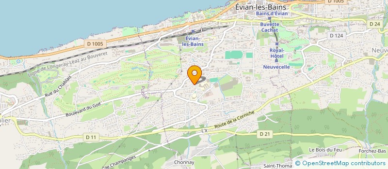 localisation de l'entreprise LE FRENAY  SAINT-PAUL-EN-CHABLAIS