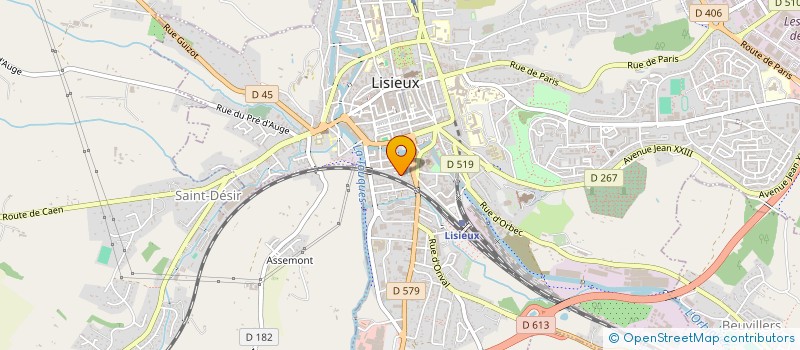 localisation de l'entreprise LE FRENCH DEV EUROPE ASSOCIATION  LISIEUX