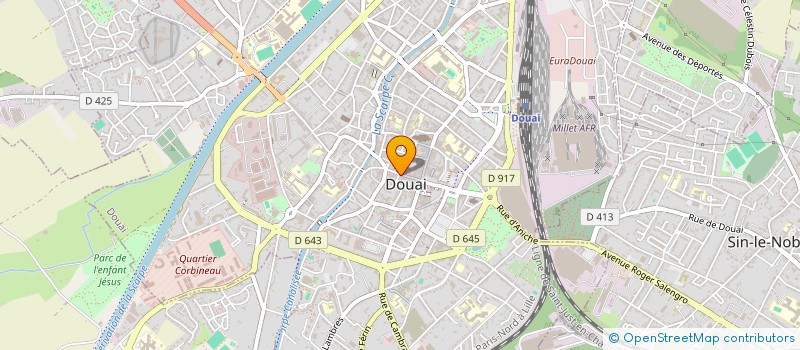 localisation de l'entreprise LE FRENCHIE à DOUAI