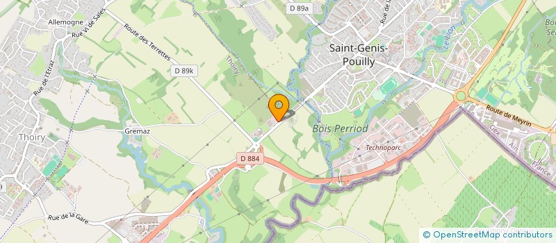 localisation de l'entreprise LE FRENE à THOIRY