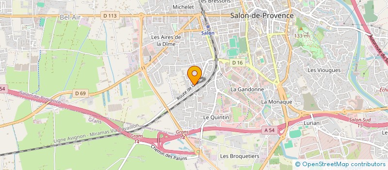 localisation de l'entreprise LE FRENE  SALON-DE-PROVENCE