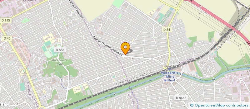 localisation de l'entreprise LE FRERE  MITRY-MORY