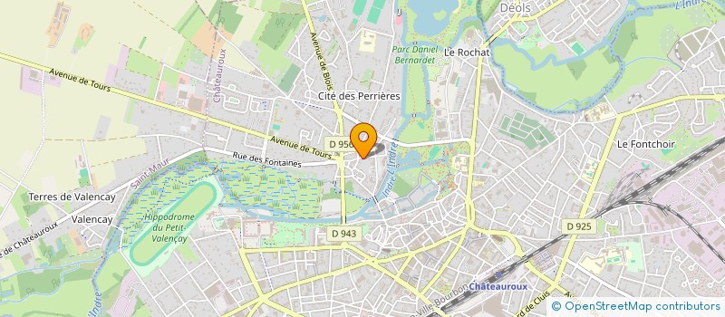 localisation de l'entreprise LE FRESNE à CHATEAUROUX