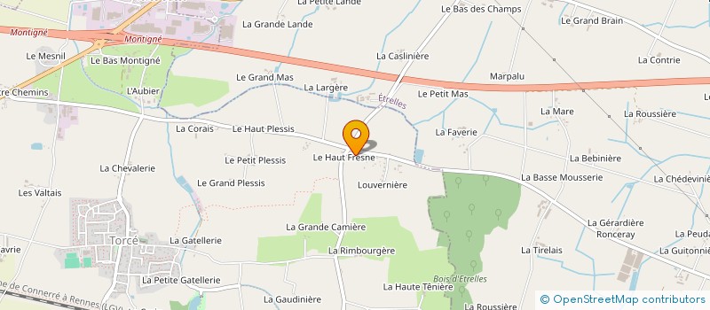 localisation de l'entreprise LE FRESNE  TORCE
