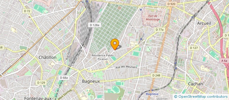 localisation de l'entreprise LE FRESNEY à BAGNEUX