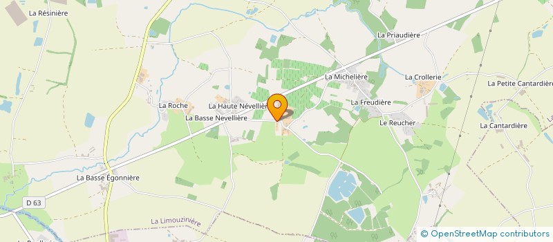 localisation de l'entreprise LE FREUCHE à LA LIMOUZINIERE