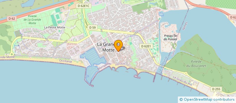 localisation de l'entreprise LE FRIAND à LA GRANDE-MOTTE
