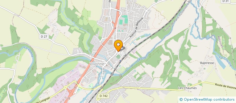 localisation de l'entreprise LE FRICASSOU  CHATEAU-LARCHER