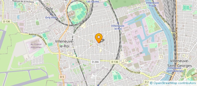 localisation de l'entreprise LE FRIGO EMOTIONNEL DE LA CUISINE RESILIENTE  VILLENEUVE-LE-ROI