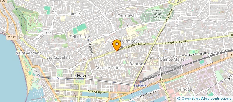 localisation de l'entreprise LE FRIPOUILLE à LE HAVRE