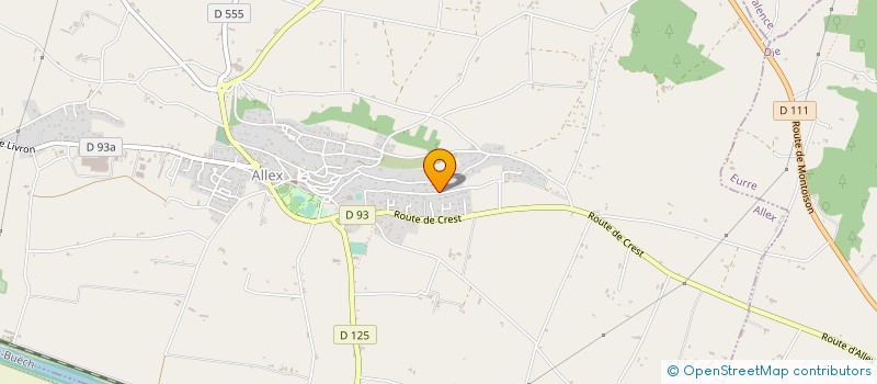 localisation de l'entreprise LE FROID ALLEXOIS  ALLEX