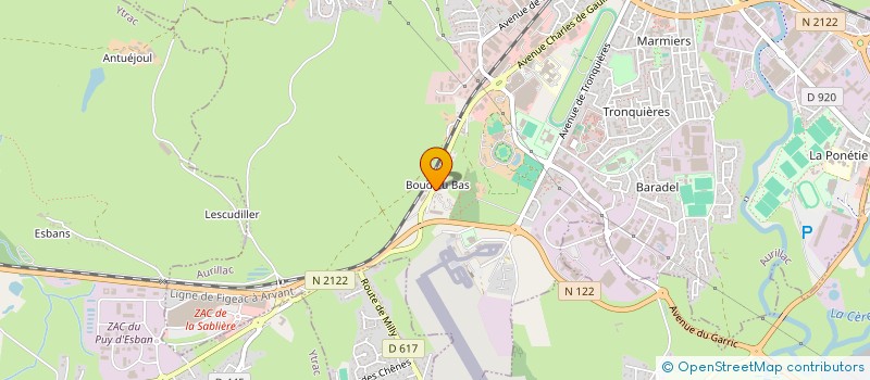 localisation de l'entreprise LE FROID CMBH à AURILLAC