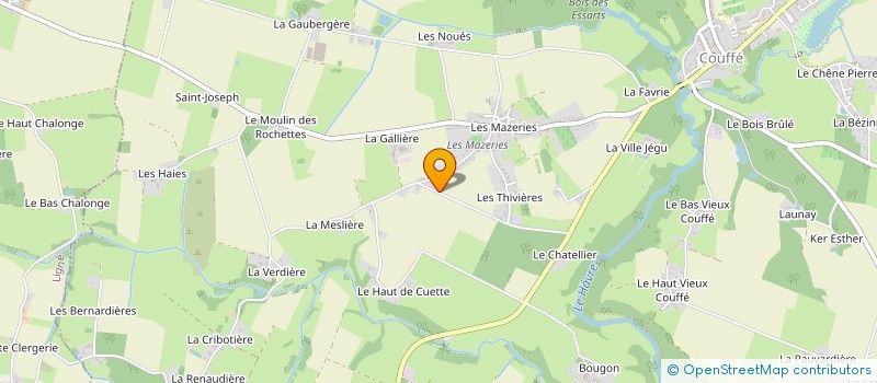 localisation de l'entreprise LE FROID COUFFEEN à COUFFE