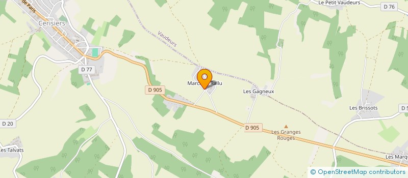 localisation de l'entreprise LE FROID ICAUNAIS  CERISIERS