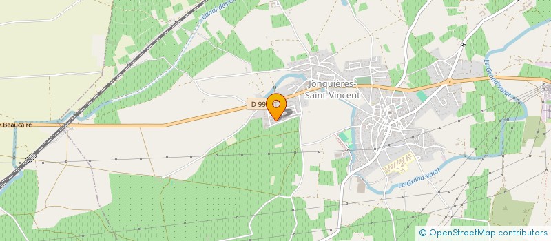 localisation de l'entreprise LE FROID INDUSTRIEL  JONQUIERES-SAINT-VINCENT