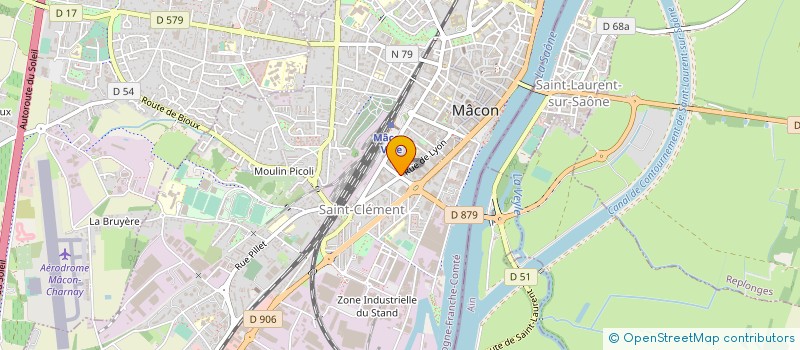 localisation de l'entreprise LE FROID MACONNAIS à MACON