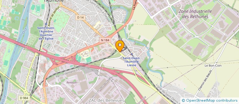 localisation de l'entreprise LE FROID PARISIEN à SAINT-OUEN-L'AUMONE