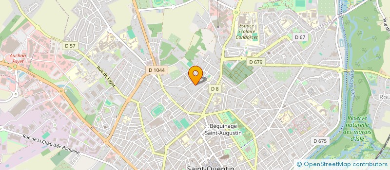 localisation de l'entreprise LE FROID PICARD à SAINT-QUENTIN