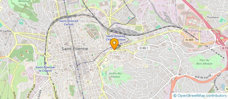 localisation de l'entreprise LE FROID STEPHANOIS à SAINT-ETIENNE