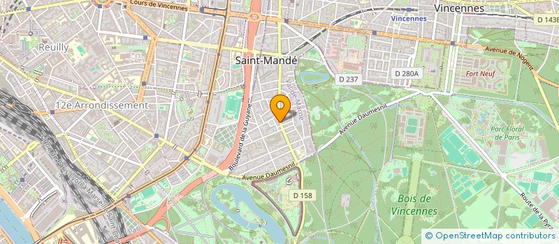localisation de l'entreprise LE FROMAGER à SAINT-MANDE