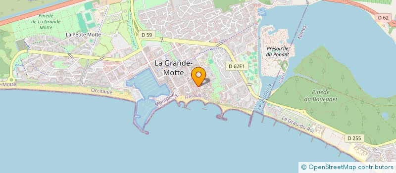 localisation de l'entreprise LE FROMAGER ALEXANDRE à LA GRANDE-MOTTE