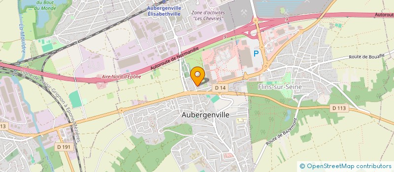 localisation de l'entreprise LE FROMAGER D'AUBERGENVILLE à AUBERGENVILLE