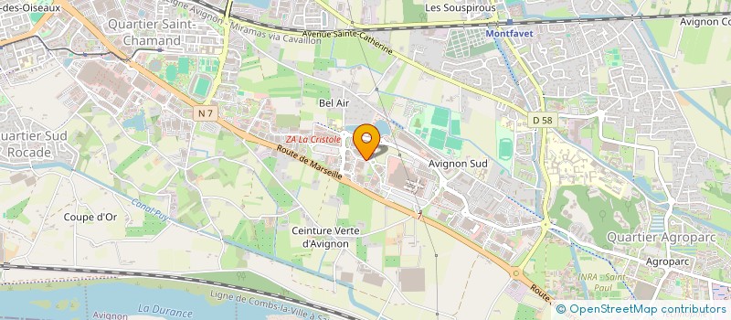 localisation de l'entreprise LE FROMAGER D'AVIGNON à AVIGNON