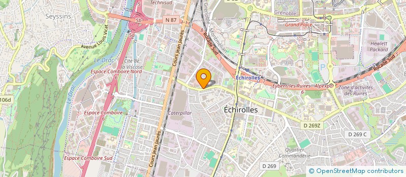 localisation de l'entreprise LE FROMAGER D'ECHIROLLES à ECHIROLLES