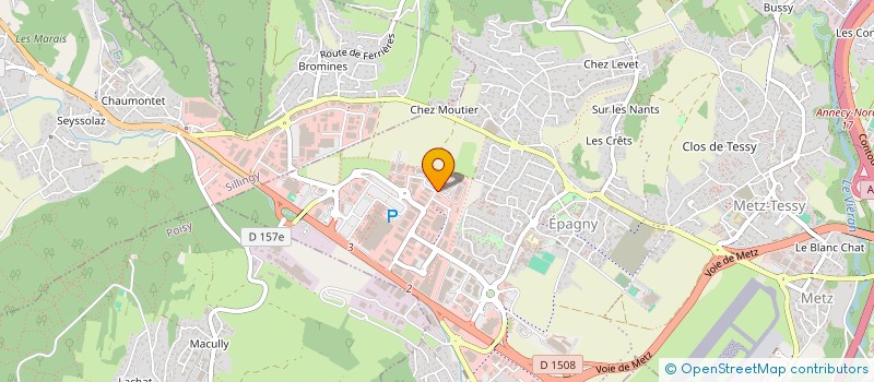 localisation de l'entreprise LE FROMAGER D'EPAGNY à EPAGNY METZ-TESSY