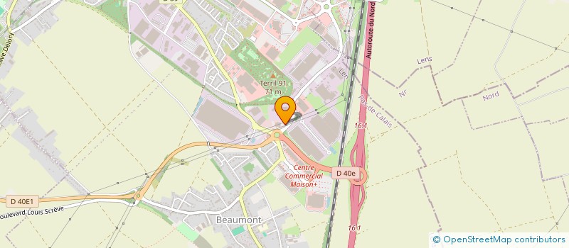 localisation de l'entreprise LE FROMAGER D'HENIN à HENIN-BEAUMONT