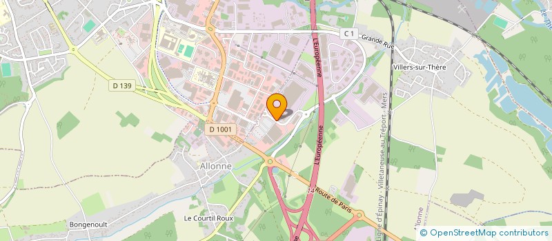 localisation de l'entreprise LE FROMAGER DE BEAUVAIS à ALLONNE