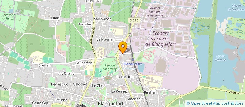 localisation de l'entreprise LE FROMAGER DE BLANQUEFORT à BLANQUEFORT