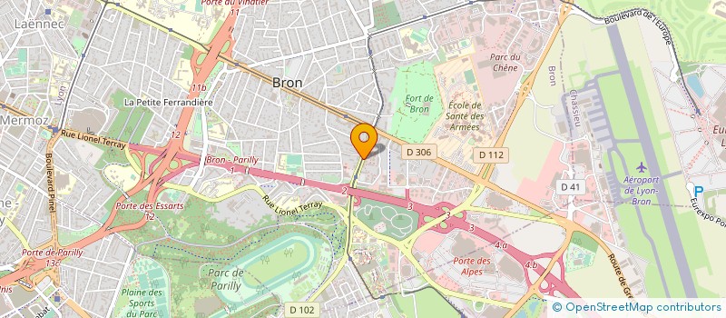 localisation de l'entreprise LE FROMAGER DE BRON à BRON