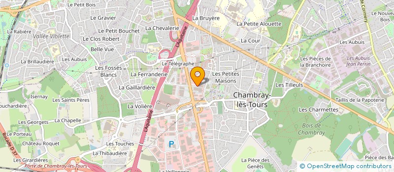 localisation de l'entreprise LE FROMAGER DE CHAMBRAY à CHAMBRAY-LES-TOURS