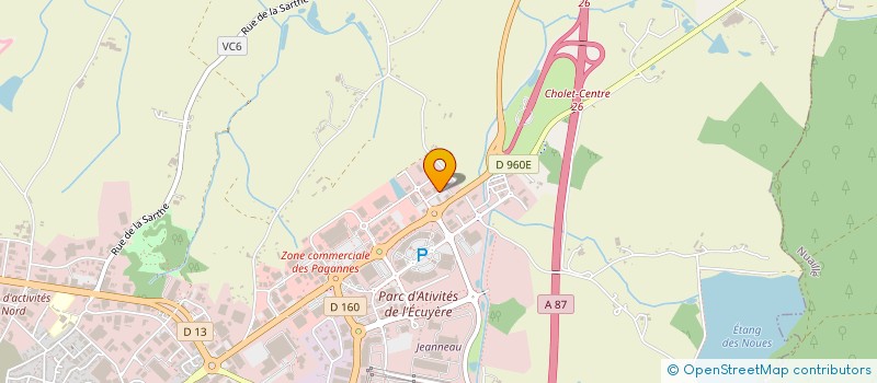 localisation de l'entreprise LE FROMAGER DE CHOLET à CHOLET