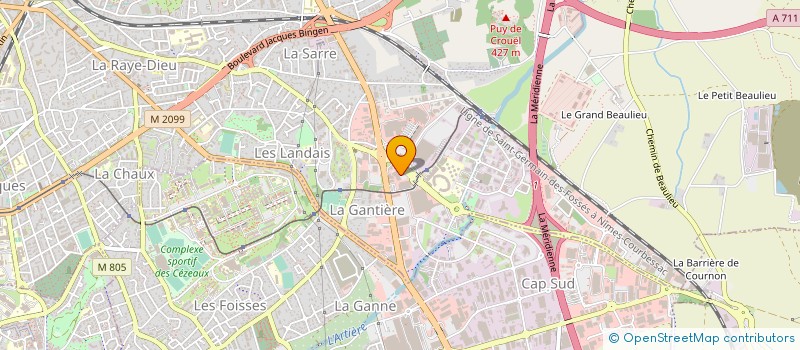 localisation de l'entreprise LE FROMAGER DE CLERMONT SCHUMANN à CLERMONT-FERRAND